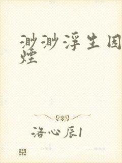 渺渺浮生因你成烟