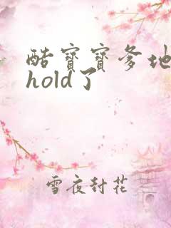 酷宝宝爹地给我hold了