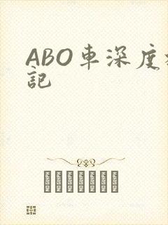 ABO车深度标记