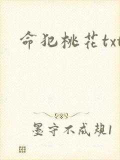 命犯桃花txt