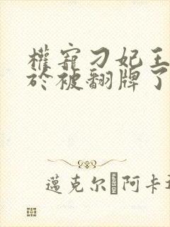 权宠刁妃王爷终于被翻牌了