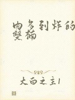 肉多到炸的年下双楠