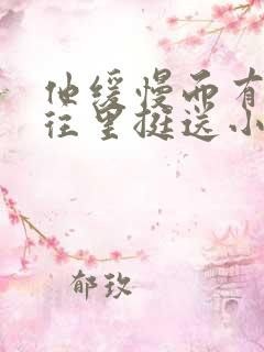 他缓慢而有力的往里挺送小说