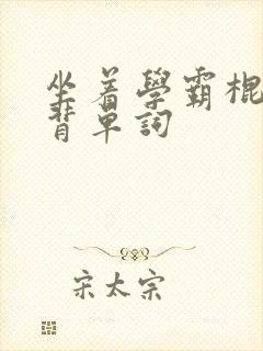 坐着学霸棍子上背单词