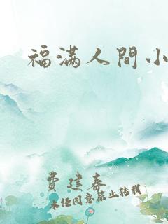 福满人间小说
