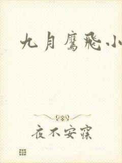 九月鹰飞小说