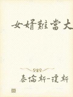 女婿难当大结局