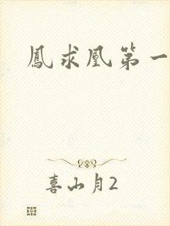 凤求凰第一皇后