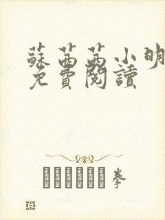 苏茜茜小明全文免费阅读