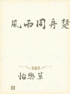 风雨同舟楚秋