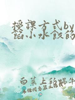 授课方式by肉馅小水饺的作者