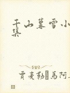 千山暮雪小说续集
