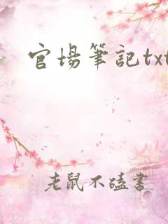 官场笔记txt