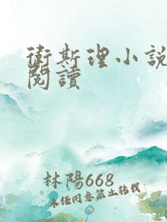 卫斯理小说在线阅读