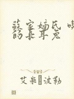 苏家嫡氏 吃肉的长耳兔