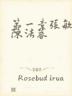 第一章张敏陈红陈法蓉