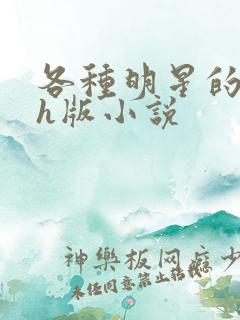 各种明星的综艺h版小说