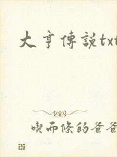 大亨传说txt