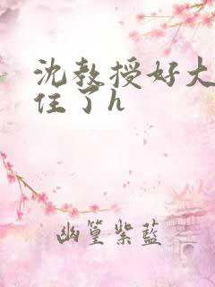 沈教授好大含不住了h