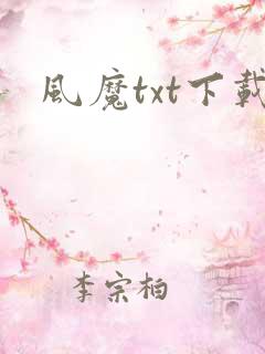 风魔txt下载