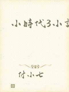 小时代3小说