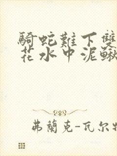 骑蛇难下双金银花水中泥鳅