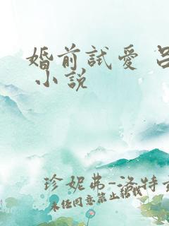 婚前试爱 吕颜 小说