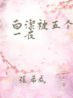 白洁被五个人玩一夜