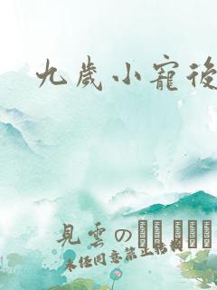 九岁小宠后