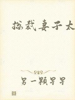 总裁妻子太诱人