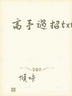 高手过招txt