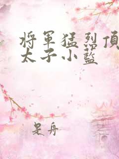 将军猛烈顶弄h太子小蓝
