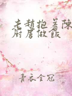 老赵抱着陈婷在厨房做饭