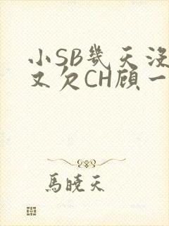 小SB几天没做又欠CH顾一成