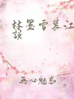 林墨雪慕江行小说