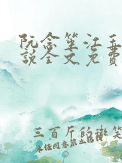 阮念笙江玉楼小说全文免费阅读