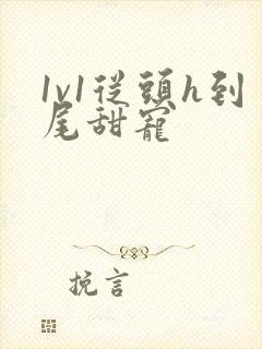 1v1从头h到尾甜宠