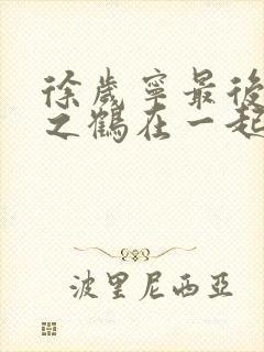 徐岁宁最后和洛之鹤在一起了吗