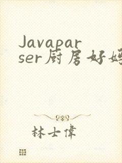 Javaparser厨房好妈妈