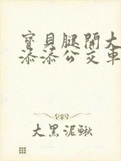 宝贝腿开大点我添添公交车