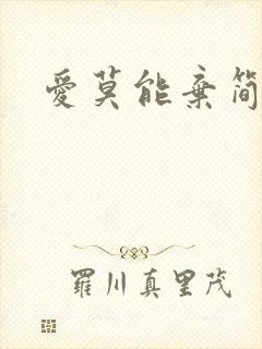 爱莫能弃简介