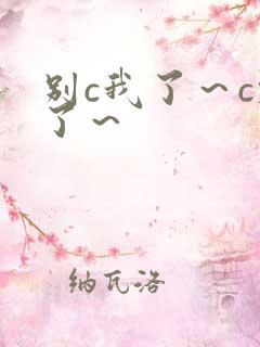 别c我了～c烂了～