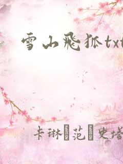 雪山飞狐txt