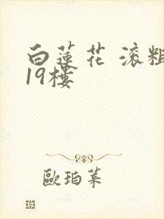 白莲花 滚粗 19楼