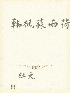 韩枫苏雨荷小说