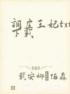 调皮王妃txt下载