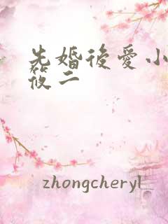 先婚后爱小说梦筱二