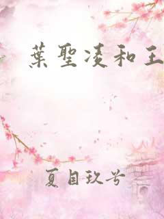 叶圣凌和王可馨