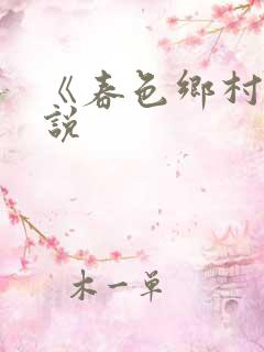 《春色乡村》小说