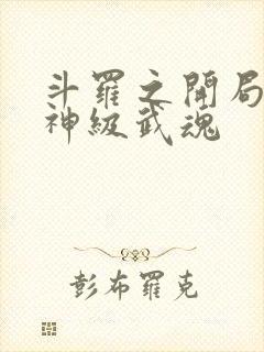 斗罗之开局签到神级武魂